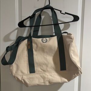 NWT PINK duffle with side zipper, side open pocket, crossbody strap